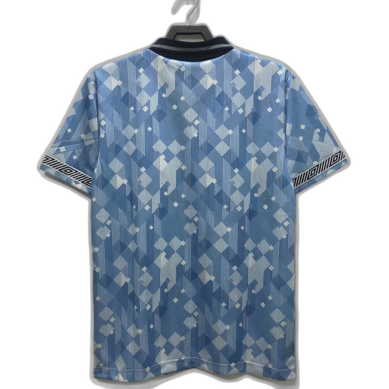 Camisa Azul da Inglaterra 1990 - Versão Retro