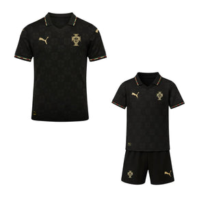 Portugal Fan Jersey and Kit Kids Black Panther 2025/26 - Kit 2 Fan Jersey