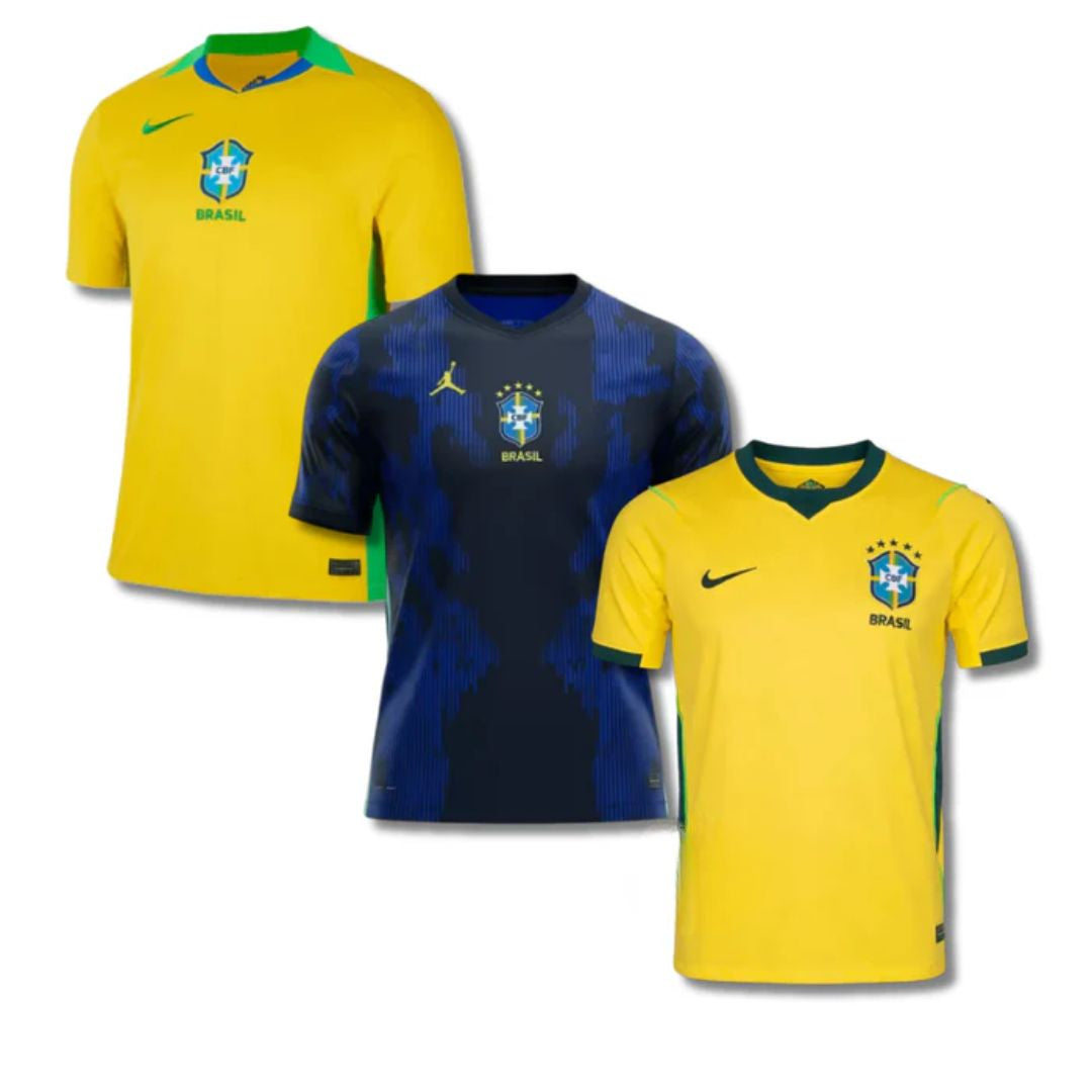 Combo 3 Jerseys Brazil - Fan jersey