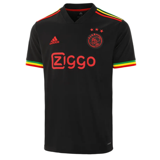 Tercera equipación del Ajax 2021/22 - Edición especial Bob Marley 