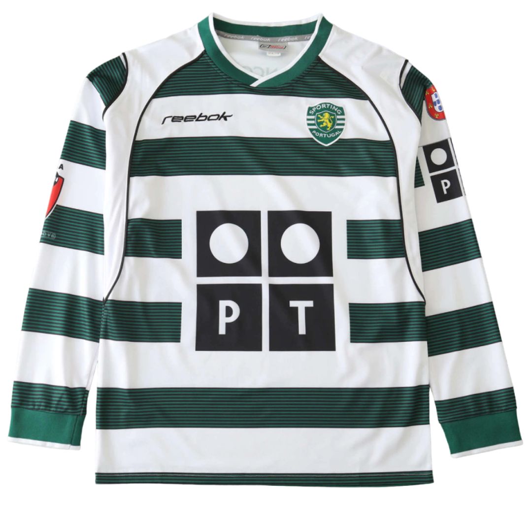 Sporting home 02/03 Retro Manga Longa