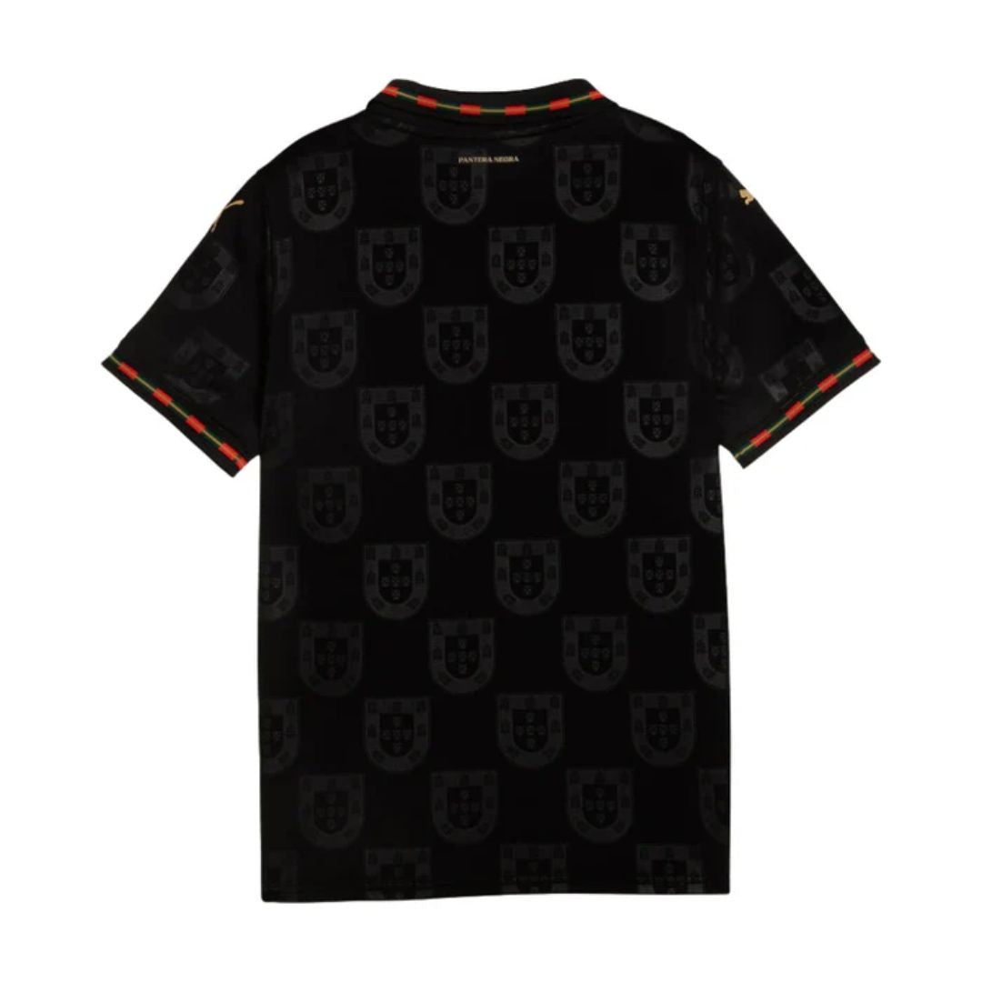 Portugal Fan Jersey Home, Away e Black Panther 2025/26 - Kit 3 Fan Jersey