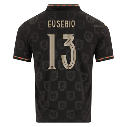 Portugal Fan Jersey Black Panther 2025/26 - #7 Ronaldo, #13 Eusebio, #8 B. Fernandes