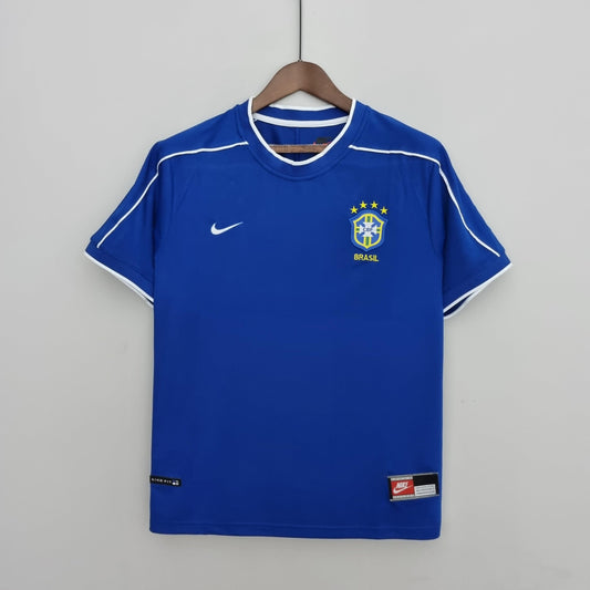 Brazil Away 1998 Retro 