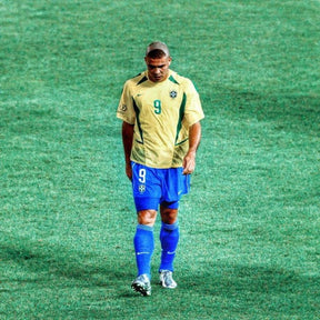 Ronaldo 9 Brazil Home Retro 2002 World Cup Ronaldo Ronaldinho Rivaldo