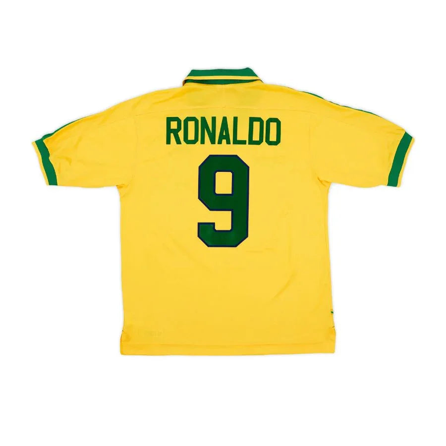 Ronaldo 9 Brazil Home Retro 1997