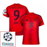 Bayern München Harry Kane 9 Home Fan Jersey 2024/25 Patches UCL UEFA Foundation (Official Printing)