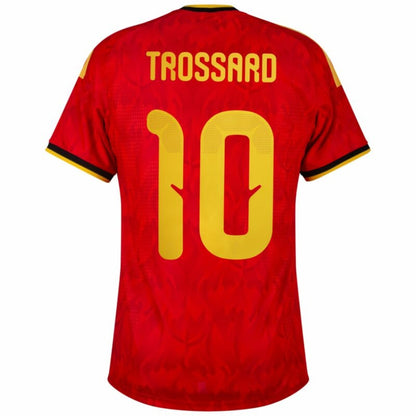 Belgium Home Trossard 10 Fan Jersey Shirt 2026 World Cup