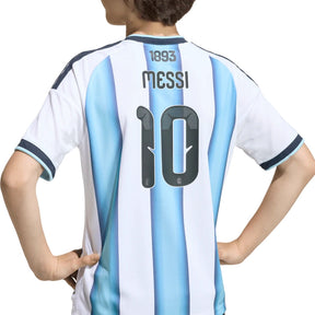 Kids Kit Argentina Home Messi 10 Fan Jersey Shirt 2026 World Cup