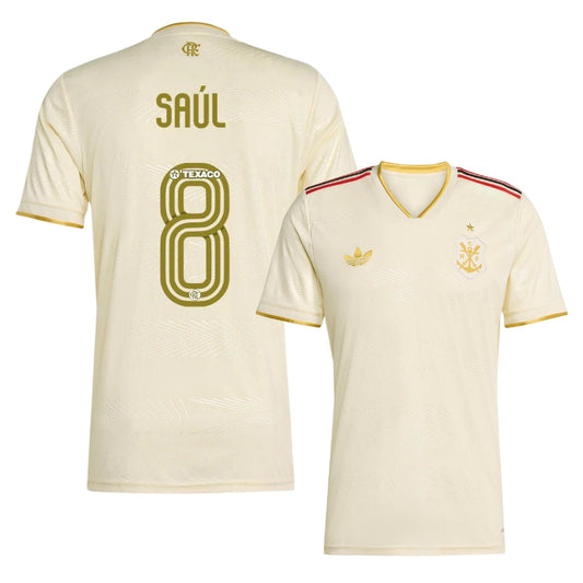 Flamengo Third Saul 8 Fan Jersey 2025/26 Official Printing