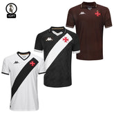 Vasco da Gama Fan Jersey Home, Away e Third 2025/26 - Kit 3 Fan Jersey