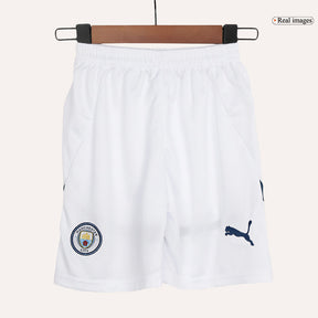 Kids Manchester City Home Kit 2024/2025 - White Blue