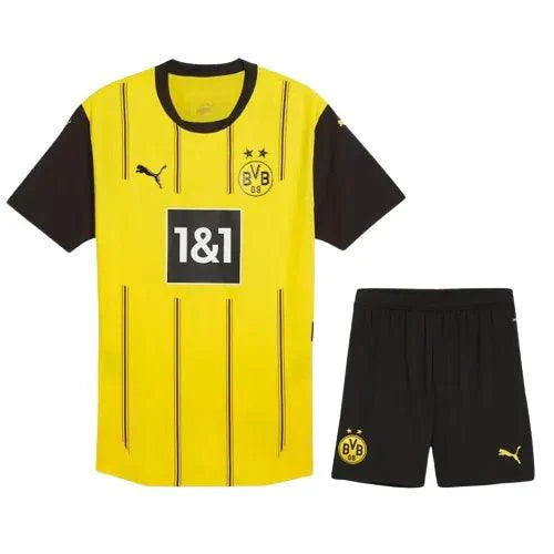 Conjunto infantil de local 24/25 del Borussia Dortmund