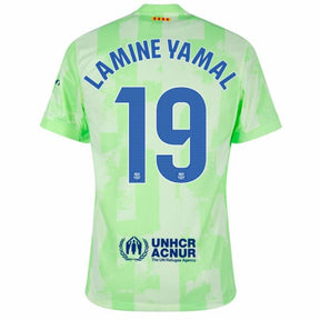 Barcelona Lamine Yamal 19 Third 2024/25 Patches UCL UEFA Foundation (Official Printing)