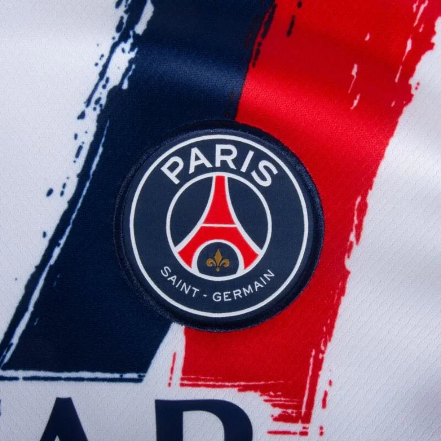 Paris Saint-Germain Kvaratskhelia 7 Fan Jersey Away 2024/25 Patches UCL UEFA Foundation (Official Printing)