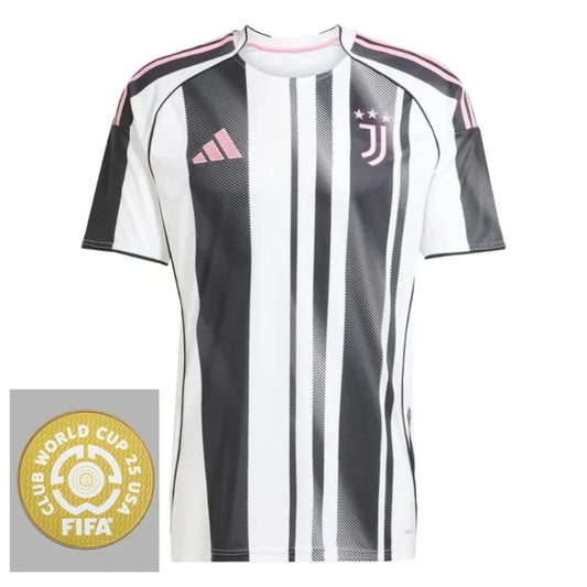 Juventus Home Fan Jersey 2025/26 Patch Club World Cup