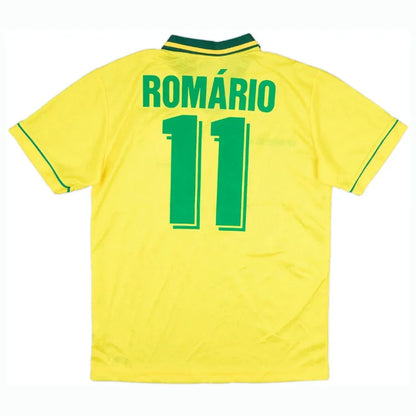 Brazil Home Romario 11 Retro Jersey 1994 World cup
