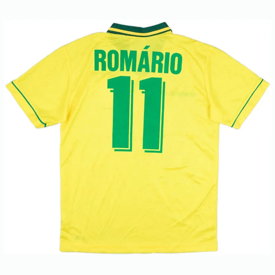 Brazil Home Romario 11 Retro Jersey 1994