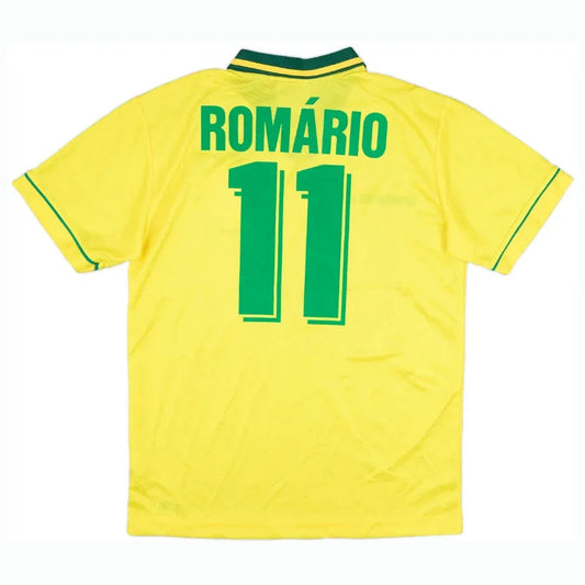 Brazil Home Romario 11 Retro Jersey 1994