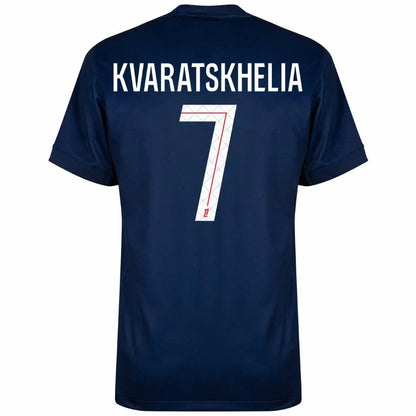PSG Kvaratskhelia 7 Home Fan Jersey 2025/26