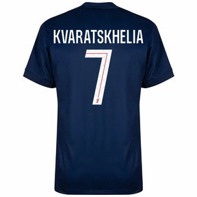 PSG Kvaratskhelia 7 Home Fan Jersey 2025/26