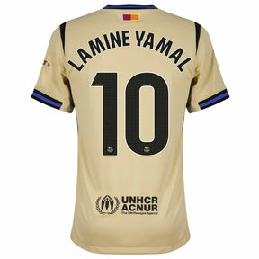 Barcelona Away Lamine Yamal 10 Fan Jersey 2025/26 Official Printing (La Liga)