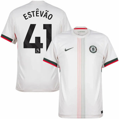 Chelsea Estêvão 41 Away Fan Jersey 2025/26