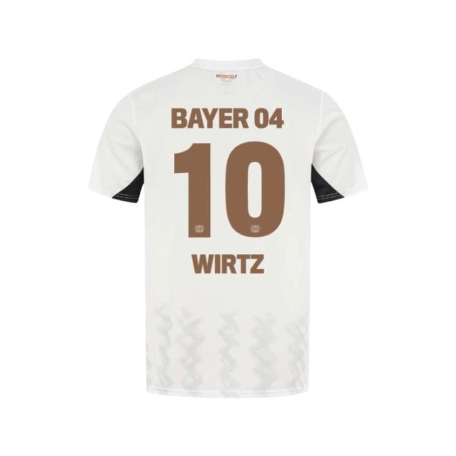 Bayer 04 Leverkusen Away Fan Jersey 2024/25 Patches UCL UEFA Foundation (Official Printing)