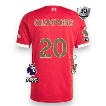 Liverpool Home Jersey 2025/26 - CHAMPIONS #20