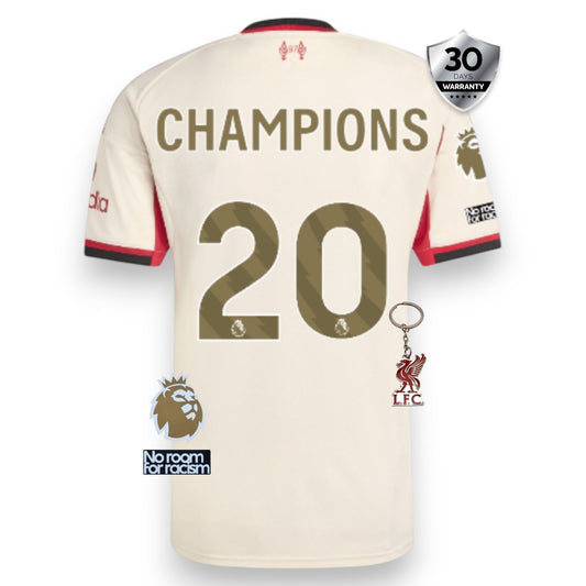 Liverpool Away Jersey 2025/26 - CHAMPIONS #20