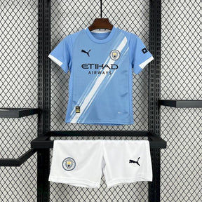 Kids Manchester City Home Kit 2025/26