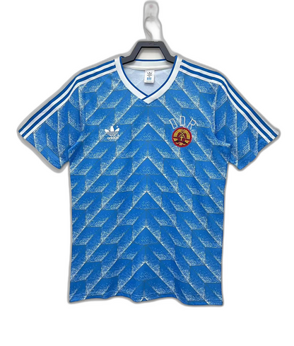 Camisa reserva da Alemanha Oriental 1988 II - Versão retrô