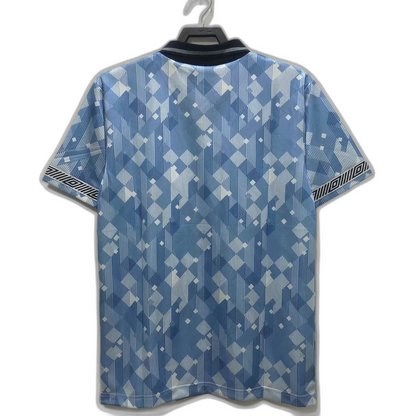 Camisa Azul da Inglaterra 1990 - Versão Retro
