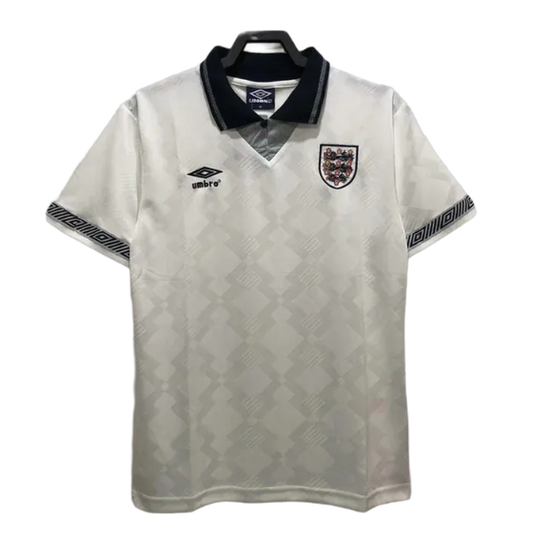 Camisa Home da Inglaterra 1990 I - Versão Retro